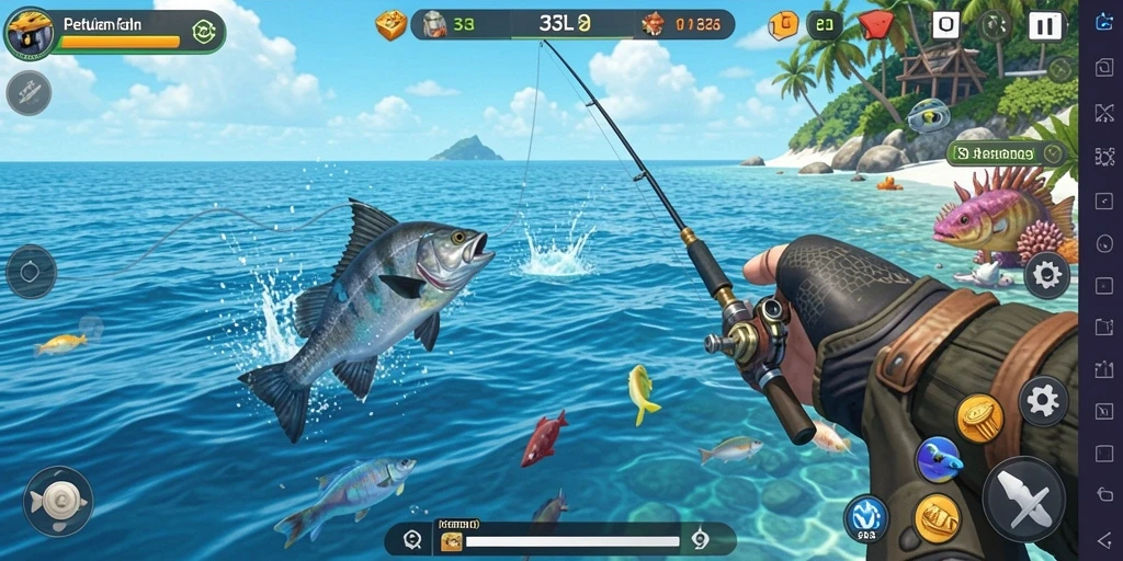 Tangkapan ikan besar dalam game 33L yang mengesankan.
