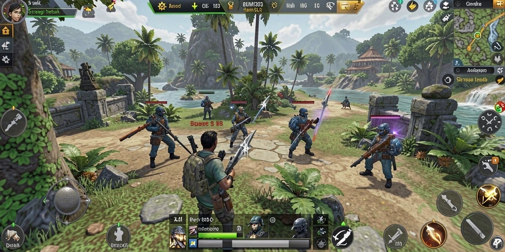 Gameplay BUMI303 yang menegangkan dan strategis.