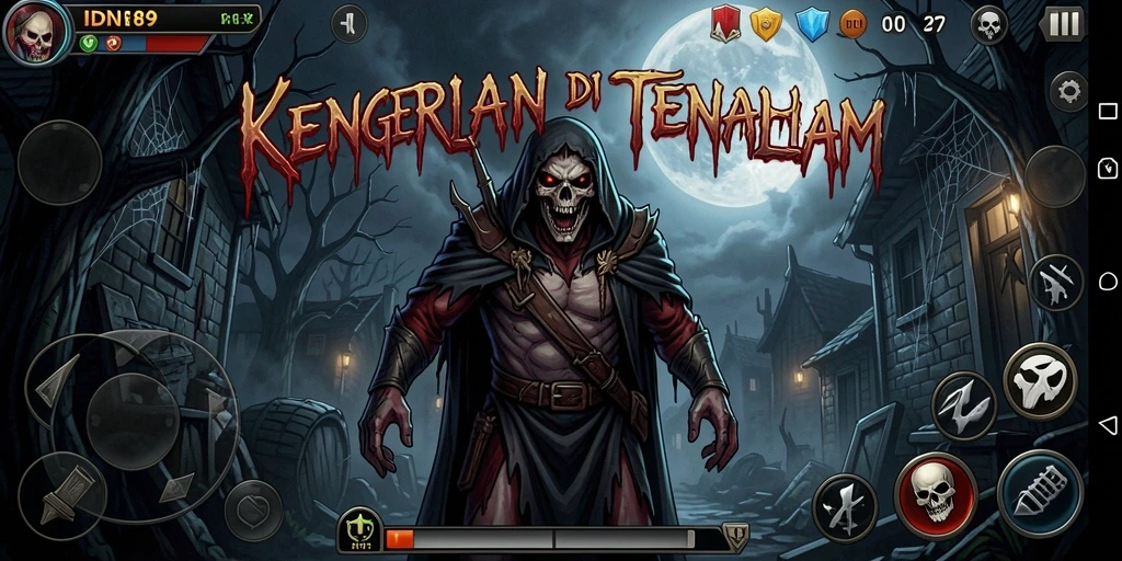 Gameplay menegangkan di IDN89 dengan suasana Horror yang mencekam.