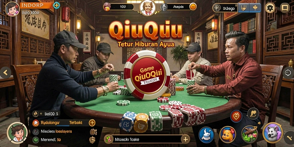 Tampilan gameplay QiuQiu yang menawan di INDORP.