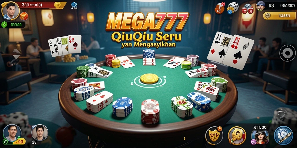 Tampilan gameplay QiuQiu yang seru di MEGA777.