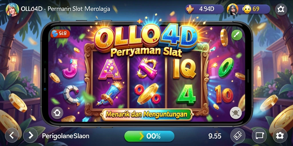 Screenshot dari gameplay menampilkan keseruan permainan Slot OLLO4D.