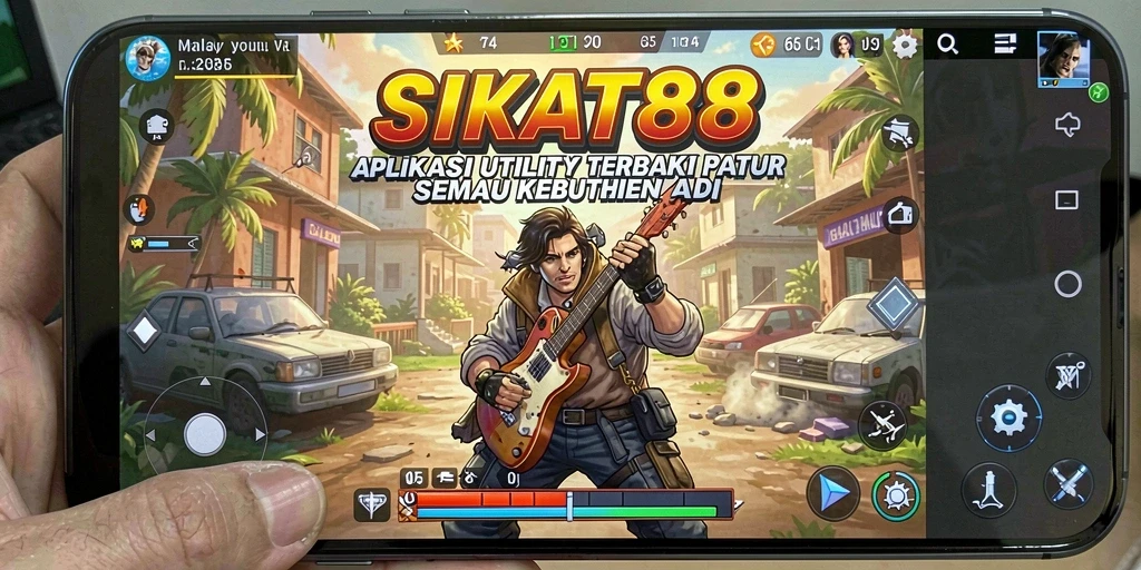 Screenshot SIKAT88 menampilkan tampilan antarmuka yang sederhana dan fungsional.