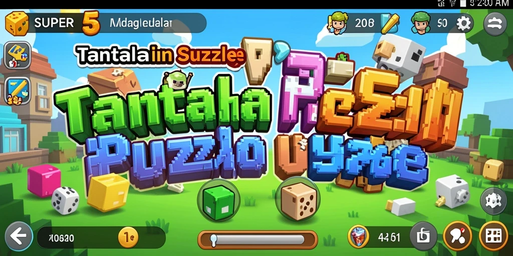Tampilan gameplay SUPER5 yang penuh tantangan dan keseruan.