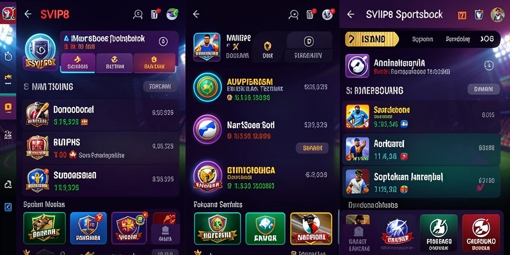 Tampilan menarik dari gameplay Sportsbook SVIP8 yang interaktif.