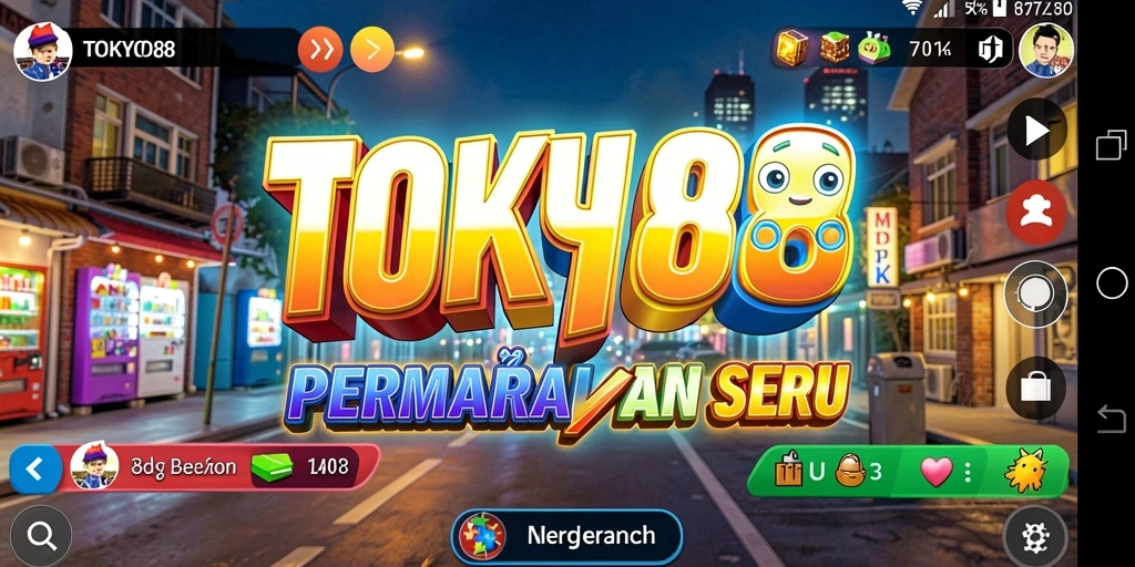Tampilan gameplay seru dan mengasyikkan dari TOKYO88.